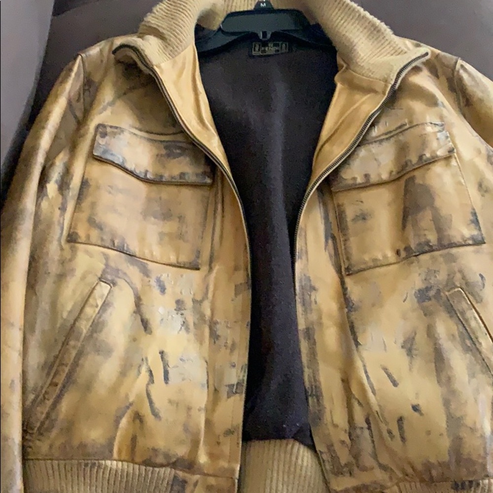 Men’s Leather Fendi Coat